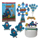 Kit Festa Casa Infantil Galinha Pintadinha Decoração Monta