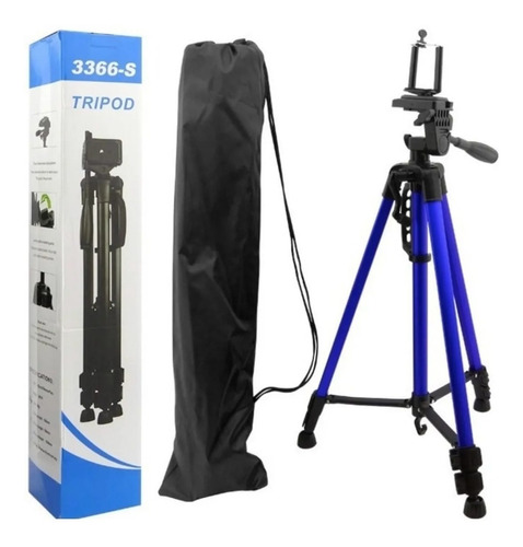 Trípode Para Camara Y Celular 3366-s 140cm Profesional 