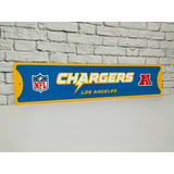 Vintage Chargers Nfl Cartel De Metal Estilo Original