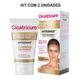 2un Cicatricure Fps50 Protetor Solar Antissinais C/ 40g Cada