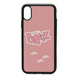 Funda Protector Para iPhone Bratz Logo Rosa