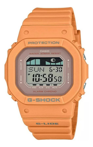 Reloj Casio G Shock Glx-s5600-4d Naranja Wr100 Casio Centro