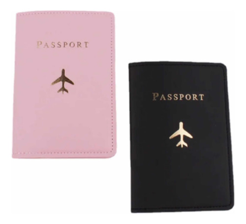 Porta Pasaporte Porta Documentos Con Icono De Avión