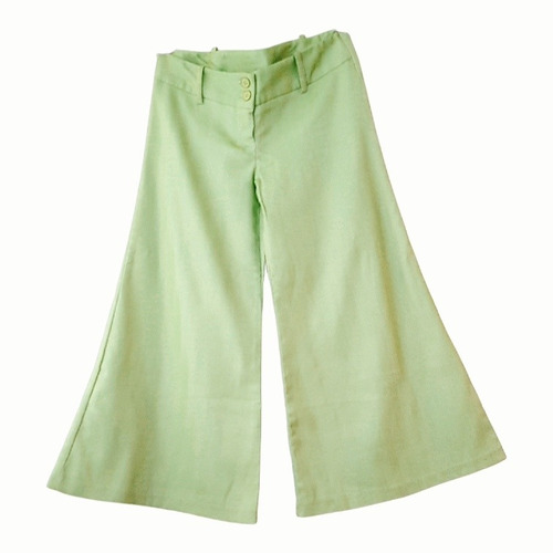 Pantalon, Rayon Elasticado, Capri, Verde, Sirens, Talla Xs