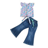 Conjunto Jean Bota Campana 12-18 Meses Bebe