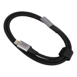 Cable Usb C A Usb C De 0 8 M  40 Gbps  Carga Rápida En Ángul