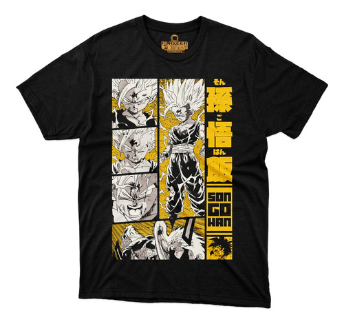 Playera Dragon Ball Gohan Super Saiyajin 2 Anime Goku Z