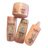 Kit Elseve Glycolic Gloss Shampoo Condic200ml Creme Pent Tra