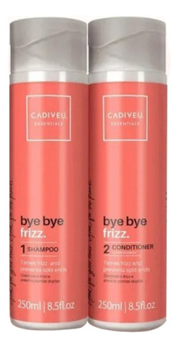 Kit Cadiveu Bye Bye Frizz Shampoo E Condicionador 250ml 