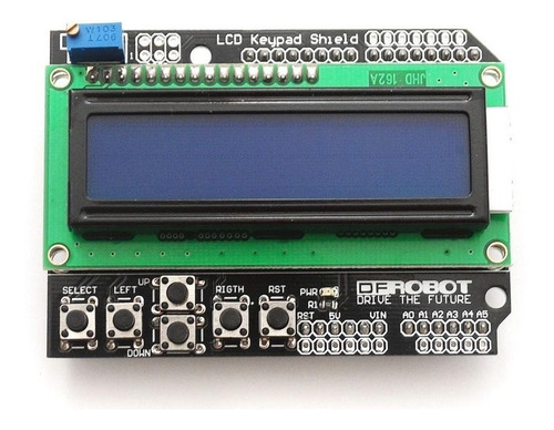 Arduino Lcd Keypad Shield - 5 Botones + Lcd2x16