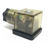 Conector Din Cuadrado Con Led Dc Para Valvula Solenoide