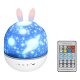 Lámpara Bluetooth Proyector Estrellas Niños Con 6 Temas