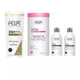 Felps Botox 1kg+ Banho De Verniz 1kg+2 Shampoo Antiresiduo