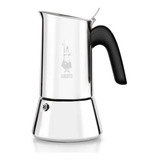 Cafetera Italiana Moka Bialetti Acero Inox 6 Tazas Venus 