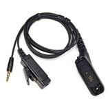 Adaptador De Audio 3.5mm Con Ptt Compatible Con Motorola Xpr