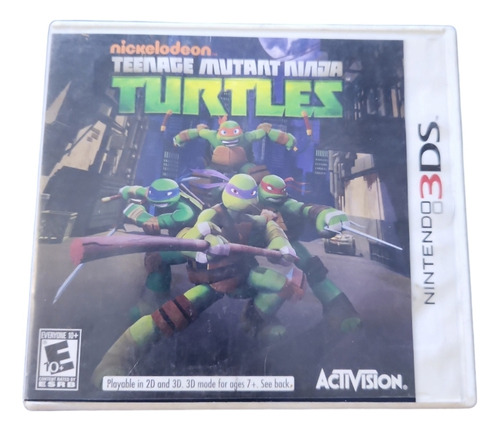 Teenage Mutant Ninja Turtles 3ds Fisico