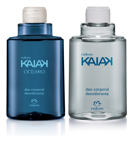 Kit C/ 02 Refis Deo Corporal Masculino Natura Kaiak 100 Ml 