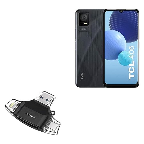 Lector De Tarjetas Sd Y Microsd Boxwave Para Tcl 406 - Jet B