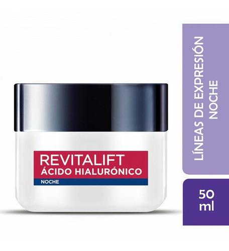 Revitalift Crema Acido Hialuronico Anti Edad Noche X 50 Ml