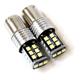 Foco Led 1156 15smd 12v Blanco Fijo/strobo