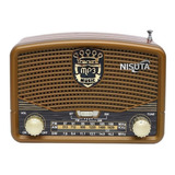 Radio Portatil Nisuta Bluetooth Micro Usb Aux Recargable