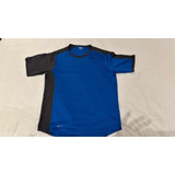 Nike Remera Dri-fit Talles Combinada Azul/gris