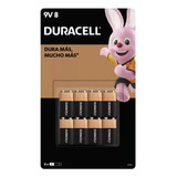 Duracell, Baterías 9v De 8 Piezas