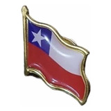 Piocha Pin Bandera Chilena Boton Unidad