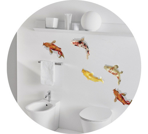 Vinilos Decorativos Peces Koi Zen Feng Shui Fortuna