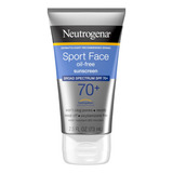 Neutrogena Sport Face Oil-free Lotion Sunscreen, Spf 70+ Sun