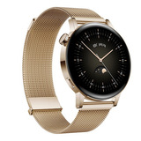 Reloj Inteligente Huawei Gt3, 42 Mm, Pulsera De Acero, Bluetooth, 4 Gb, Color Dorado, Carcasa Dorada, Color Dorado, Bisel, Color Dorado