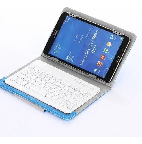 Cubierta Con Teclado Bluetooth Para Tablet 7'-8'universal B