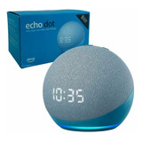 Echo Dot 5 Geração Relógio Smart Speaker Alexa Lançamento