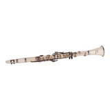 Clarinete Blanco En Sib De Abs Con Estuche