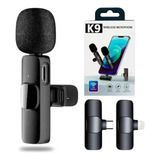 Microfono Inalambrico 2en1 Solapa Para iPhone/tipo C Ref. K9