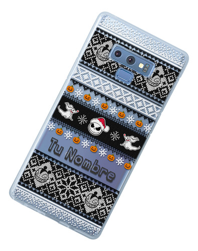 Funda Para Galaxy Extraño Mundo Jack Sweater Navidad Nombre