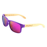 Lentes Sol Madera Moda Gafas Palmtree Soul Colors Polarized