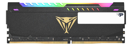 Memoria Ram Viper Steel Rgb Gamer Color Negro 16gb 1 Patriot Pvsr416g320c8