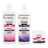 Han Extra Acido Kit Shampoo + Enjuague + Mascara Chica 