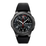 Samsung Gear S3 Frontier Bluetooth 1.3  Caja  Dark Gray, Malla  Dark Gray De  Silicona Y Bisel  Dark Gray Sm-r760