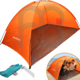 Carpa Playera Liviana Para 2 Personas Con Bolso + Estacas