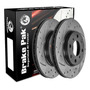 Discos De Freno Marca Brake Pak Para Honda Fit Lx 1.4 / 8v