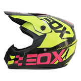 Casco De Motocross Con Guantes, Mascarilla Y Gafas