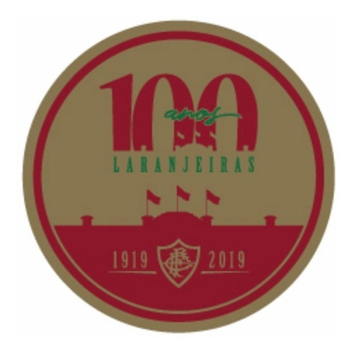 Patch Comemorativo 100 Anos Laranjeiras Oficial Fluminense