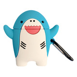 Funda Para Auriculares Inalámbricos Cartoon Shark Para Whi