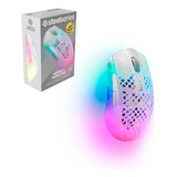 Mouse Fantasma Sem Fio Steelseries Aerox 3 Branco