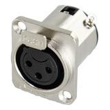 Ficha Conector Canon Xlr Amphenol Hembra Chasis Ac3fdz Htec