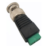 Conector Bnc Macho Com Borne Para Cftv Kit C/10un