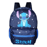 Mochila Lilo Stitch Infantil Feminina Costas Escolar Grande