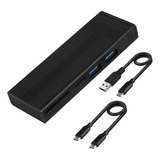 Adaptador De Caja De Gabinete M.2 Nvme Sata Oficina Negro